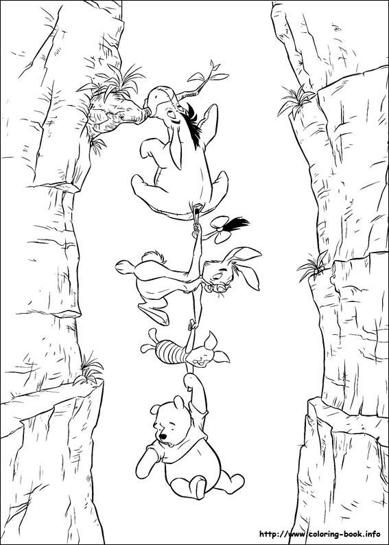 Winnie the Pooh coloring picture